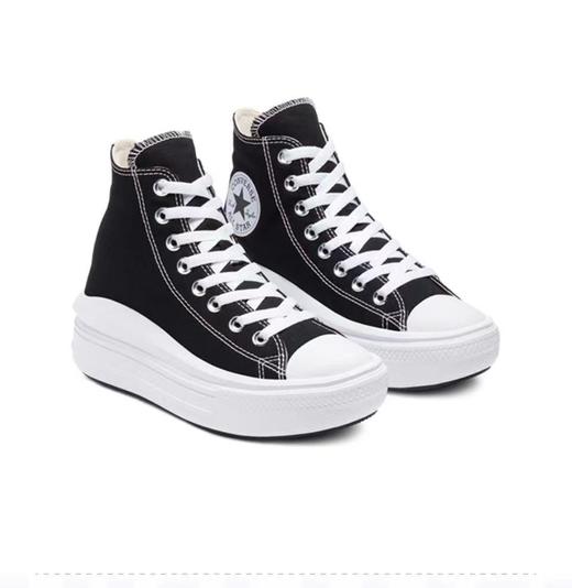 【匡威】女士厚底高帮帆布鞋 商品图2