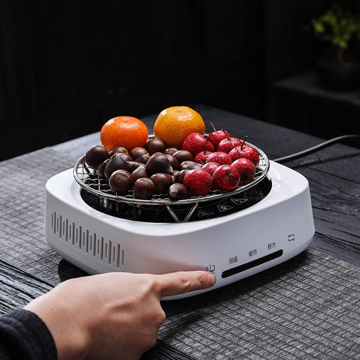 帝依CM-01电陶炉方形  迷你触摸静音电陶炉玻璃壶陶瓷壶铁壶通用烧水煮茶器家用 商品图4