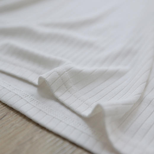 亲肤神衣｜婴儿绒坑条T，大厂品质、色调高雅、显瘦 商品图5