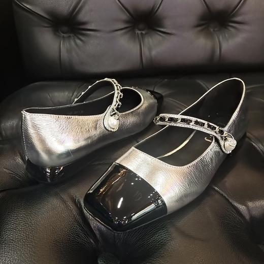 LFGJ  11406 真皮方头浅口玛丽珍单鞋 商品图3