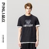 PINLI品立夏季新款纯棉印花T恤男士休闲短袖体恤BG231111060 商品缩略图0