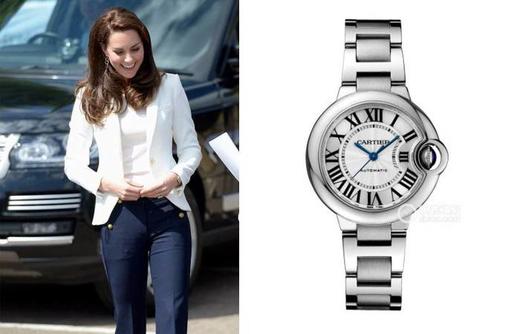 “勤俭持家”的小姐姐-凯特王妃佩戴卡地亚蓝气球复刻手表一比一手表 商品图1
