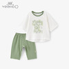 英氏童装儿童家居服男童女童套装薄款夏季宝宝婴儿空调睡衣两件套YLNCJ22008A 商品缩略图0
