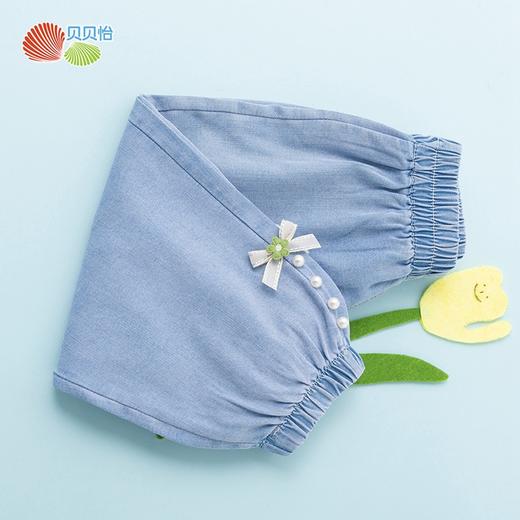 贝贝怡儿童束脚裤夏季薄款女童装大童夏装长裤夏款休闲牛仔裤子 商品图11