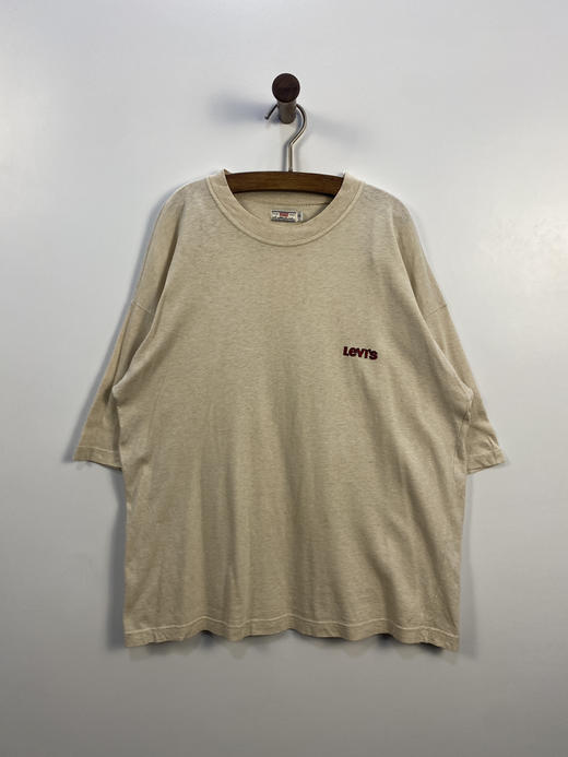 80年代 Vintage Levi’s 李维斯 绣花 LOGO 短袖T恤 _SST(M) 商品图1