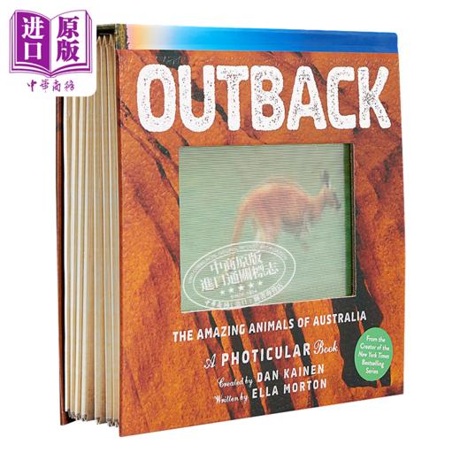 【中商原版】光与影视觉书系列2册 英文原版 A Photicular Book 会动的3D立体图片书 纽约时报畅销书 极地Polar 陆地Outback 商品图7