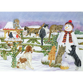 雪人和他的朋友们 1000片拼图 文创周边 Peter Pauper Press 英文原版 
Snowman and Friends 1000 Piece Jigsaw Puzzle