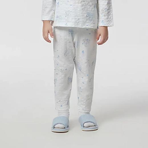 英氏童装睡衣裤宝宝夏季超薄提花透气长袖家居服内衣裤子2023新款YLCAJ1P007A YLTAJ1P007A 商品图3