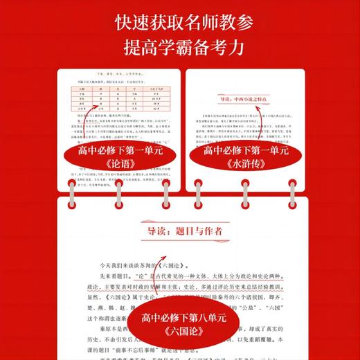 《北京四中语文课》：细说诗文+名篇品读+何止文章+红楼梦从来没有这样学，高考古诗文答题 备考阅读 商品图5