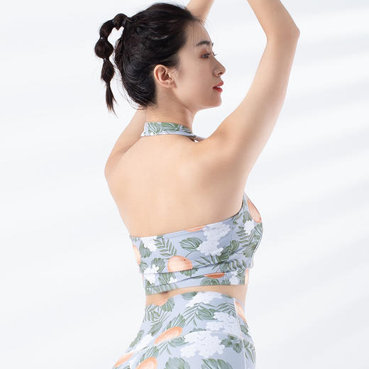 跃牌【洛水之神系列】印花高强度防震美背瑜伽背心 HN128（可拆卸胸垫） 商品图7