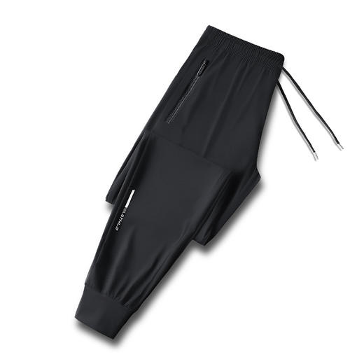 男士冰丝夏款裤 薄夏季男裤高弹力运动休闲裤，束脚款和直筒款可选，速干丝滑凉爽 商品图6