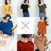 日本进口三醋酸T恤女短袖宽松T恤 圆领/V领 210206 商品缩略图0