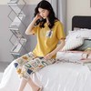 新款短袖睡衣女，夏季套装韩版可爱特大码，软绵绵春夏睡衣两件套。舒适的面料和宽松的设计，让您在炎热的夏季也能享受舒适的睡眠。搭配可爱的设计，让您在家中也能时尚不失可爱！ 商品缩略图3