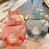 【可爱小巧便携大肚杯】安心材质便携带，密封防漏，小身材大肚量，直饮口吸管，儿童水杯夏季可爱幼儿园塑料吸管水杯子女孩小学生上学专用大肚杯sh 商品缩略图1