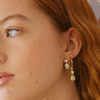 北京仓丨Wilhelmina Garcia-Bailarina-绿色 珍珠 耳钉 (单只)［西班牙设计师］ 商品缩略图1