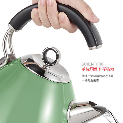 摩飞电器（Morphyrichards） 家用电热水壶进口304不锈钢大容量烧水壶 MR7456A 商品图5
