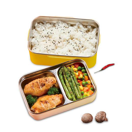 小黄人（Minions）  双层分割便当盒  MN-JBDH01 商品图2