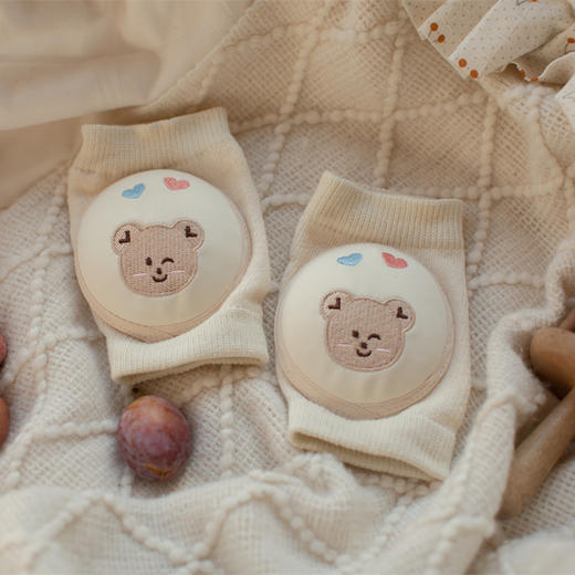 【宝宝学步护膝 健康亲肤透气】23年夏宝宝护膝爬行袜婴儿护膝防摔护具网眼透气儿童膝盖保护袜套 商品图9