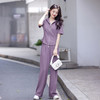 奢姿2025年夏装新款大码女装时尚简约两件套胖妹妹气质休闲套装9932968136 商品缩略图2