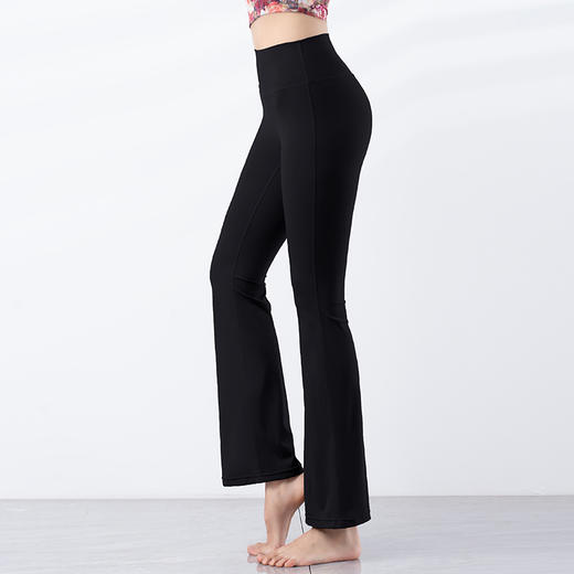 跃牌【洛水之神系列】修身显瘦高腰微喇瑜伽长裤YC024-1 商品图6