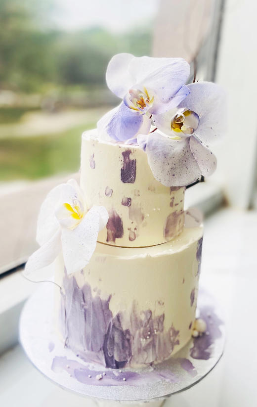 4+6蝴蝶兰蛋糕 商品图0