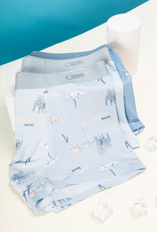 丨男士冰爽内裤丨3条装丨上身冰爽，丝滑透气【CSM23151】 商品图5