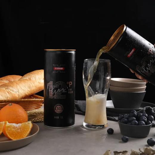 【500ml*12罐装】轩博 黄金版精酿啤酒 500ml1瓶，色泽金黄 醇正浓郁 商品图9