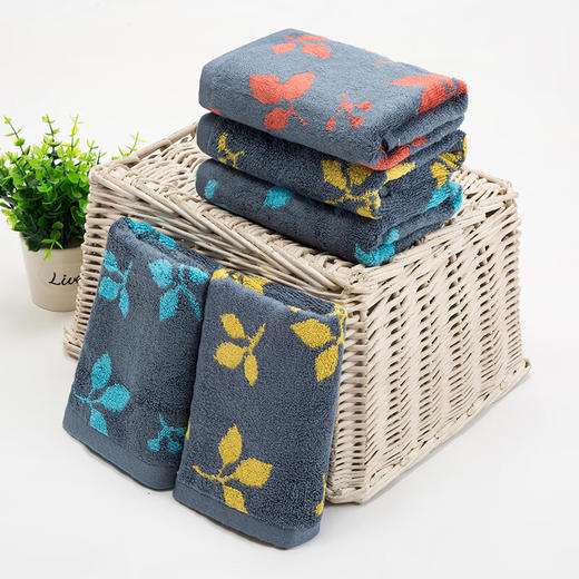 爱竹人 竹韵单条盒A11（枫叶毛巾*1）AZR-ZYA11 商品图1