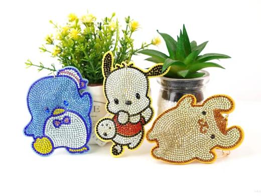 日本Sanrio三丽鸥水晶钥匙扣挂件库洛米玉桂狗双子星 商品图1