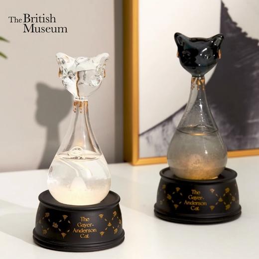 大英博物馆盖亚·安德森猫系列 时尚精致风暴瓶天气瓶精巧版 摆件 商品图0