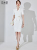 职业连衣裙女夏季高级感假两件裙子气质珠宝店酒店前台接待工作服 商品缩略图2