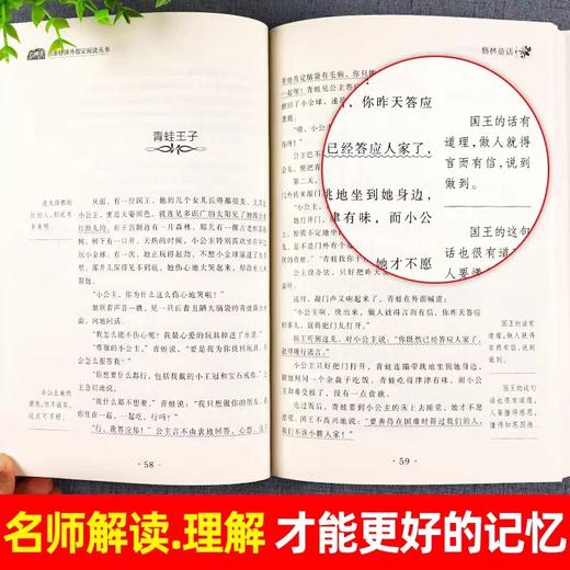 快乐读书吧三年级上册课外书全套3册 JST人教版小学经典书目稻草人叶圣陶正版格林童话全集安徒生童话小学生课外阅读书籍名著读物 商品图2