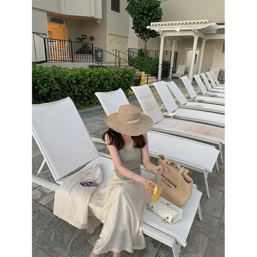 软白XS 金蘑菇菇 无限囤 蛋勺背心 / 修身吊带背心女内搭外穿U领无袖T恤 商品图5