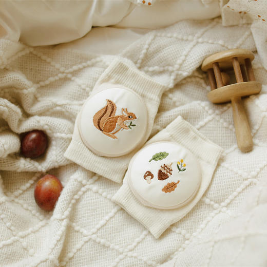 【宝宝学步护膝 健康亲肤透气】23年夏宝宝护膝爬行袜婴儿护膝防摔护具网眼透气儿童膝盖保护袜套 商品图8