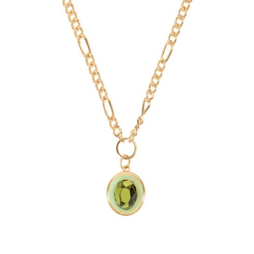 北京仓丨Wilhelmina Garcia-Dreamy-绿色 水晶 项链［西班牙设计师］ 商品图0