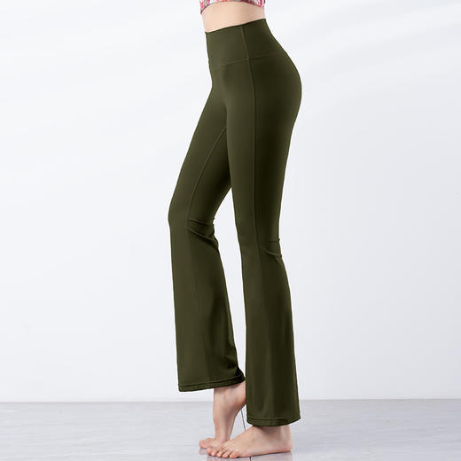 跃牌【洛水之神系列】修身显瘦高腰微喇瑜伽长裤YC024-1 商品图4