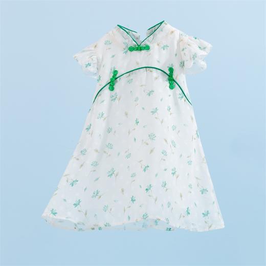 贝贝怡童装女童连衣裙夏天儿童公主裙古风裙子中国风新款夏装 商品图3