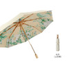 【三折木柄金杆铝合金】晴雨两用遮阳伞防晒防紫外线彩胶折叠女太阳伞 商品缩略图6