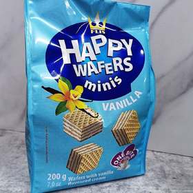 爱比可夹心威化饼干香草味200g
