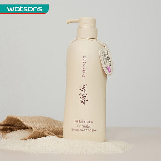 浅香（ASAKA）米酿氨基酸沐浴乳  沐浴露500g 商品图1