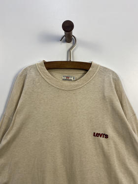 80年代 Vintage Levi’s 李维斯 绣花 LOGO 短袖T恤 _SST(M)