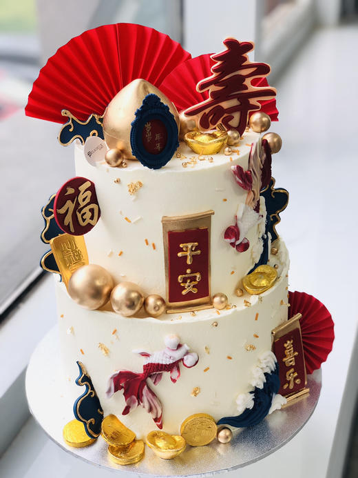 6+8寸祝寿蛋糕 商品图1