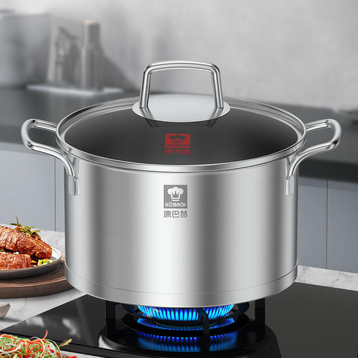 康巴赫欧式二代复底汤锅304不锈钢 商品图0