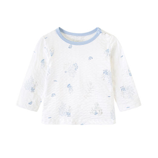 英氏童装睡衣裤宝宝夏季超薄提花透气长袖家居服内衣裤子2023新款YLCAJ1P007A YLTAJ1P007A 商品图4