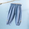 贝贝怡儿童束脚裤夏季薄款女童装大童夏装长裤夏款休闲牛仔裤子 商品缩略图4