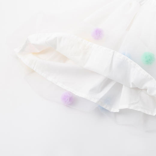 贝贝怡女童半身裙儿童蓬蓬裙夏季女孩短裙大童公主网纱裙子夏装 商品图8