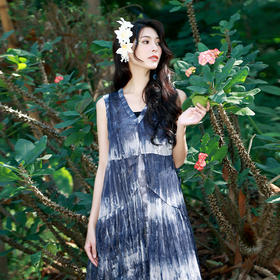 怀音扎染连衣裙 | 夏季美丽裙子 | 新增颜色 | 现货加急发