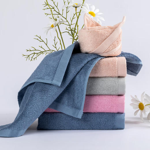 爱竹人 竹韵中礼盒D3（简雅毛巾*3  简雅方巾*2）AZR-ZYD3 商品图4