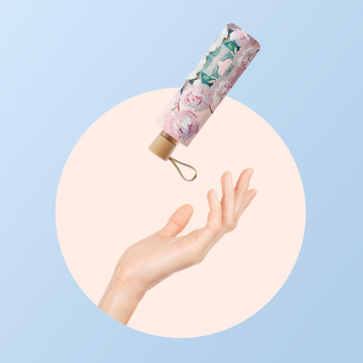 【三折木柄金杆铝合金】晴雨两用遮阳伞防晒防紫外线彩胶折叠女太阳伞 商品图2