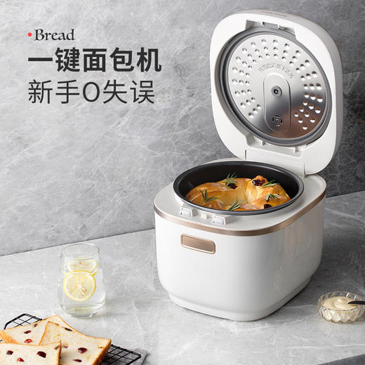 摩飞电器（Morphyrichards）多功能电饭煲电饭锅 家用小型3L双胆煮饭煲汤锅智能和面机面包机MR8500 商品图4
